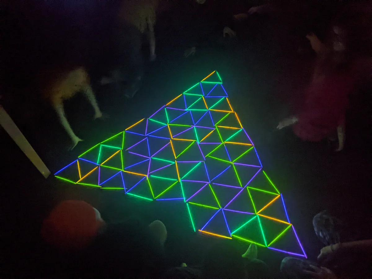 Students collaborating on mathematical activities